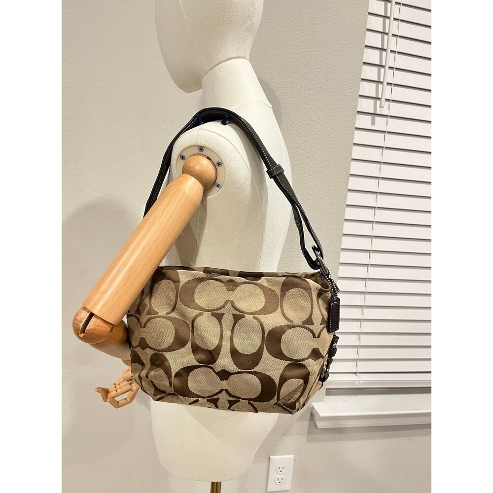 Coach Signature C Monogram Shoulder Bag